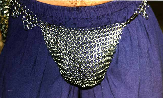 ChainMaille Cod pieces (T-backs for Males)